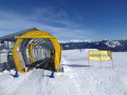 Tapis roulant Cima Zoncolan à la station supérieure Monte Zoncolan