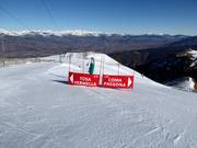 Signalisation des pistes à Masella