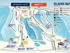 Plan des pistes Tateyama Sanroku – Gokurakuzaka/Raicho Valley