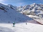 Panorama sur la piste Karjoch