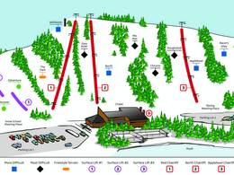 Plan des pistes Chicopee