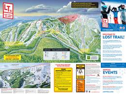 Plan des pistes Lost Trail Powder Mountain