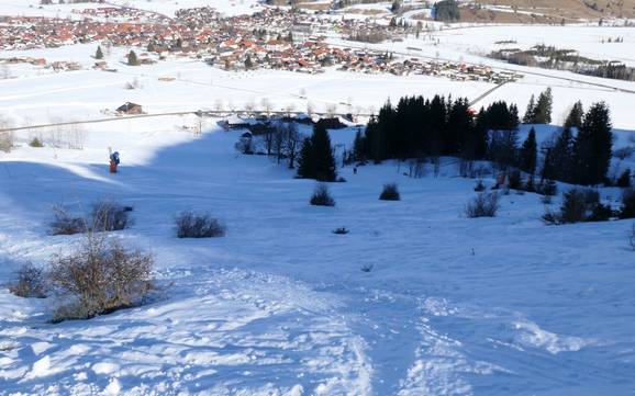 Domaines skiables pour skieurs confirmés et freeriders Alpes d'Ammergau – Skieurs confirmés, freeriders Steckenberg – Unterammergau