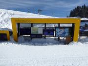 Informations actuelles à la station supérieure du Stoosbahn