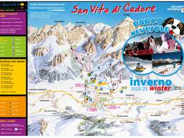 Plan des pistes San Vito di Cadore