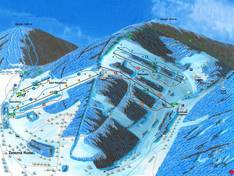 Plan des pistes Nad Nádražím/Belveder – Železná Ruda