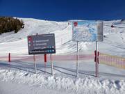 Signalisation des pistes au Zettersfeld