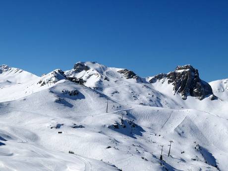 Préalpes appenzelloises et saint-galloises: Taille des domaines skiables – Taille Flumserberg