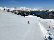 Vue depuis les pistes à Baqueira