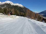Descente facile vers la vallée