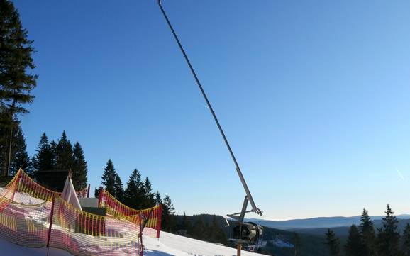 Fiabilité de l'enneigement Železná Ruda – Fiabilité de l'enneigement Špičák