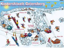 Plan des pistes Geiersberg – Hauzenberg