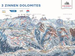 Plan des pistes Padola – Ski Area Comelico