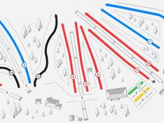 Plan des pistes Volen – Iakhroma