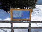 Plan des pistes de ski de fond Mallnitz