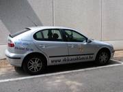 Le véhicule d'entreprise de l'ancienne Skihalla