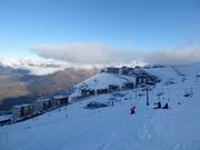 Vue sur les hébergements Pla d'Adet
