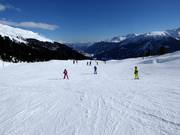 Piste facile au téléski Palius