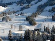 Pistes faciles Idealhang, Zubringer et Schwanden