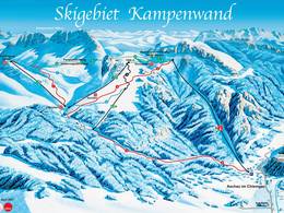 Plan des pistes Kampenwand – Aschau im Chiemgau