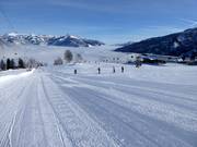 Piste facile au téléski Maisilift près de la station intermédiaire MK Maiskogelbahn