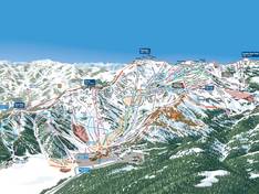 Plan des pistes Palisades Tahoe