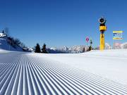 Excellente préparation des pistes à Zoncolan