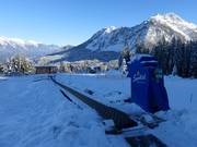 Tapis roulant de l'école de ski à Sonnleitn