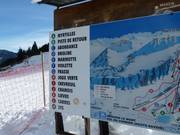 Aperçu des pistes au Col du Corbier