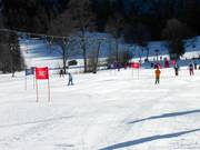 Course pour enfants dans la zone d'entraînement Zaglau