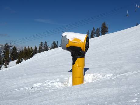 Fiabilité de l'enneigement Chaînes côtières du Pacifique – Fiabilité de l'enneigement Panorama