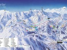Plan des pistes Cerler