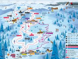 Plan des pistes Reinswald (San Martino in Sarentino)