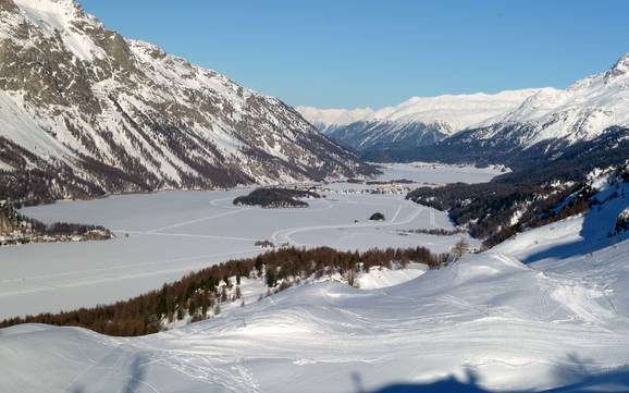 Le plus grand dénivelé dans le Val Bregaglia – domaine skiable Aela – Maloja