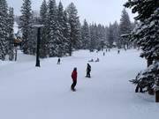 Piste facile au télésiège Explorer