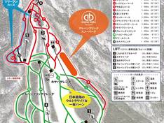 Plan des pistes Ikenotaira Onsen