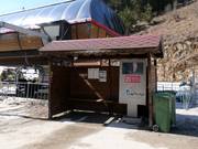 Arrêt du skibus à la station de la vallée