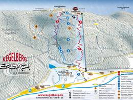 Plan des pistes Kegelberg – Erlbach