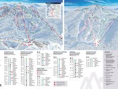 Plan des pistes Bromont