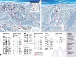 Plan des pistes Bromont