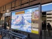 Informations actuelles à la station de vallée du Stoosbahn