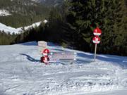 Signalisation des pistes dans le domaine skiable