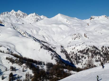 Diversité des pistes Union européenne – Diversité des pistes Serre Chevalier – Briançon/Chantemerle/Villeneuve-la-Salle/Le Monêtier-les-Bains