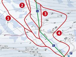 Plan des pistes Pany (Luzein)