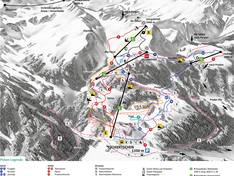 Plan des pistes Tschiertschen