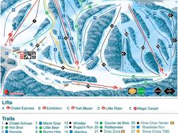 Plan des pistes The Heights – Horseshoe Valley