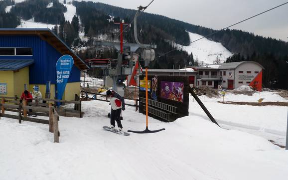 La plus haute gare aval au Semmering – domaine skiable Happylift – Semmering