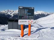 Signalisation des pistes à See