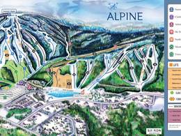 Plan des pistes Alpine Ski Club – Collingwood