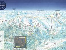 Plan des pistes Chabanon
